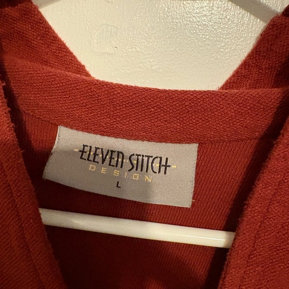 ELEVEN STITCH DESIGN - rust color
SOLID Cotton DUSTER - Picture 3 of 4